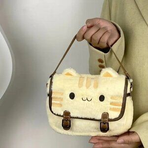 Cute Cat Plush Handbag/Crossbody NWT​​